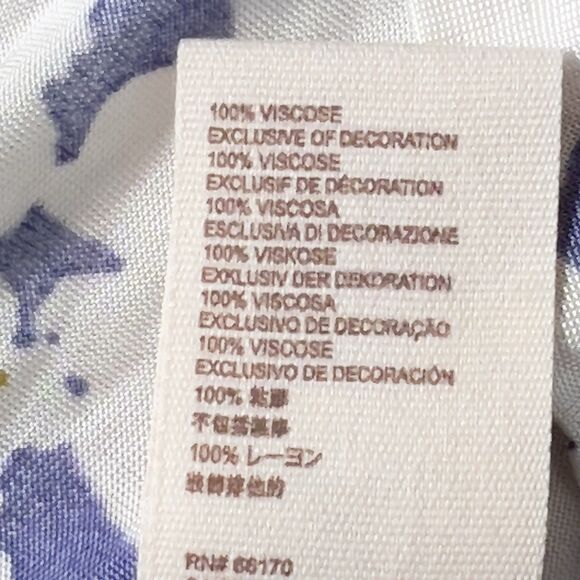 Free People Love Letter Tunic Top Mini Dress Sz S Blue Floral Long Sleeve - Picture 11 of 14